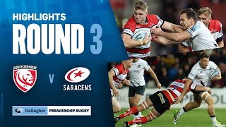 Gloucester v Saracens  HIGHLIGHTS  Willis Shines For Sarries  Gallagher Premiership 202324 [upl. by Keener818]