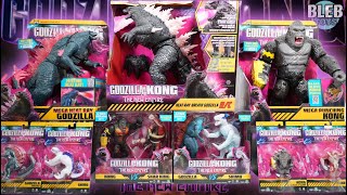 Godzilla x Kong toy collection ASMR unboxing  The New Empire  Mega Heat Ray  Mega Punching Kong [upl. by Lasky]