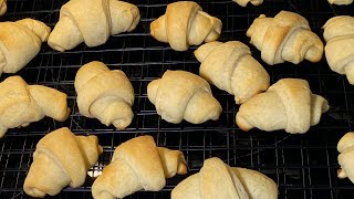 Make Ahead Crescent Rolls  No more canned Crescent Dough [upl. by Adnof280]