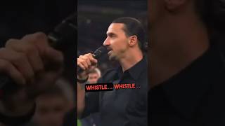 WATCH ZLATAN CLAP BACK at Verona fans booing him during his retirement speech 💀 [upl. by Pacian]