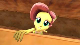 Fluttershy MLP Cliffhanging Animation [upl. by Euqinahc584]