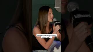 Olivia Rodrigo talking about going to concerts [upl. by Bonns734]