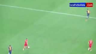 Ribery dribble Lionel Messi [upl. by Aehtna]