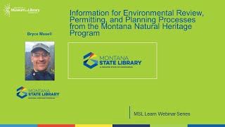 MTNHP Information for Environmental Review Permitting and Planning Processes [upl. by Daniela]