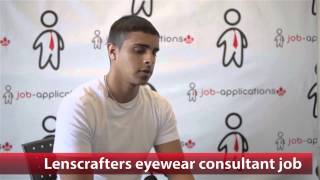 Lenscrafters Sales Associate Job [upl. by Leilah]