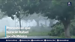 Huracán Rafael se dirige hacia México según pronósticos Cuba quedó afectado por el ciclón [upl. by Baylor835]