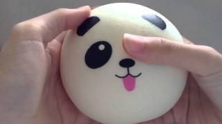 Squishy Review  panda buns [upl. by Arihppas]