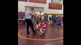 Mason takes 🥇in 8u 60lbs at Wyoming Valley West Spartan Classic youtube wrestling highlight [upl. by Ilatfan]