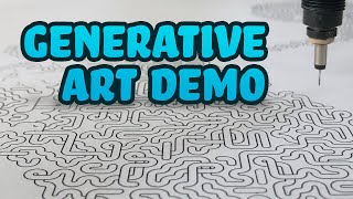 How I Create Generative Art for the AxiDraw Pen Plotter [upl. by Rolando]