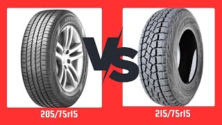 Tire Size 20575r15 vs 21575r15 [upl. by Russel]