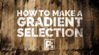 How to Make a Selection of Gradient in Photoshop [upl. by Einahets]