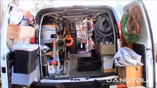 Construction Work Van Shelves Layout and Organization [upl. by Eldridge]