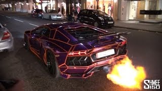 The Return of Tron  Flaming Aventador [upl. by Woodward]