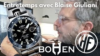 Entretemps avec Blaise Giuliani BOHEN [upl. by Oona]