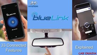 Hyundai Blue Link33 Amazing Features ExplainedHyundai Venue Music SystemKeyApp [upl. by Ikcin567]