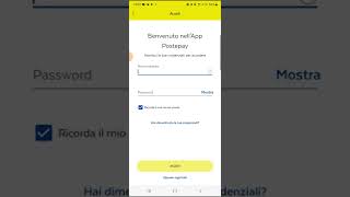 recuperare credenziali app postepay [upl. by Naujek]