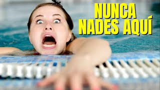 10 PISCINAS más ATERRADORAS que NUNCA deberías NADAR 😨 [upl. by Newbill]