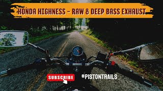 Honda Hness Exhaust Note Pure Thump Experience [upl. by Mercedes896]