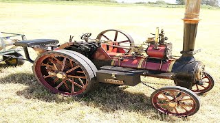 Miniature Steam Powered Burrell Traction Engine in Ashburton [upl. by Madi]