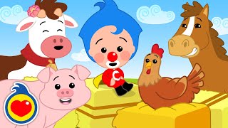 Os Animais Fazem 🐮 🐷 🐔 🐴  Música Infantil  Um Herói do Coração [upl. by Tiphani]