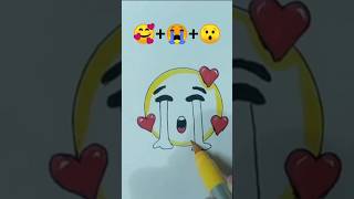 Mix Emoji Drawing Ideas  Emoji Satisfying Art Video  Emoji Drawingart emojimixart emojiart [upl. by Hannis]