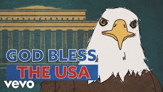 Lee Greenwood  God Bless The USA Lyric Video [upl. by Yleen]