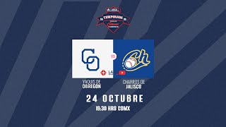 Yaquis vs Charros  24 Octubre Juego 3 LAMP 24 25 [upl. by Ecirrehs]