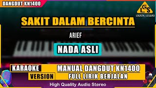 SAKIT DALAM BERCINTA  IPANK KARAOKE DANGDUT KN1400 [upl. by Nniw]