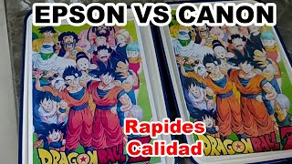 ✋Epson VS Canon  Cual imprime mas rápido y en calidad [upl. by Adranoel]