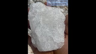 HIGH PURITY QUARTZ  FOR CRUCIBLE AND SEMICONDUCTOR INDUSTRY [upl. by Gonroff580]