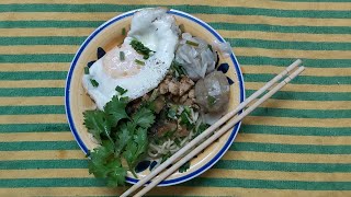 Mine Bouille Poulet  boiled noodles with chicken🍜😋 [upl. by Guthrey]