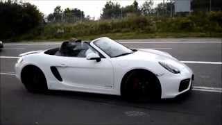 NEW Boxster GTS STARTUP ACCELERATION and walkaround [upl. by Ecnerewal]