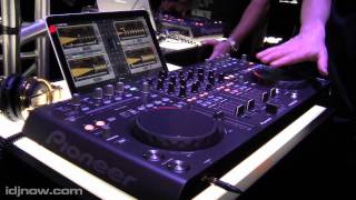 PIONEER DDJT1 TRAKTOR MIDI CONTROLLER AT WINTER NAMM 2011 WITH IDJNOW [upl. by Lorrimer829]