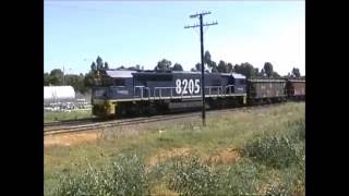 FreightCorp Grain train in Condobolin [upl. by Halsted]