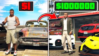 CONCESIONARIO de 1 VS 1000000 en GTA 5 [upl. by Reinhart732]