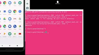 Install Charles Proxy Root Certificate on Android  CMD tutorial [upl. by Acirfa]