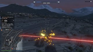 GTA 5 ONLINE B11STRIKEFORCE  AIR TO GROUND ATTACK  F4D [upl. by Ydnir49]