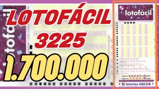 Lotofácil 3225 170000000 4 jogos fortes [upl. by Abbotsen]