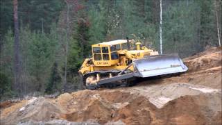 Caterpillar D8H Sulkava Finland Video 1  Arttu Käyhkö [upl. by Daveda996]