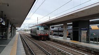 ALCUNI TRANSITI DI TRENI MERCI E AV ALLA STAZIONE DI IMOLA [upl. by Boot639]