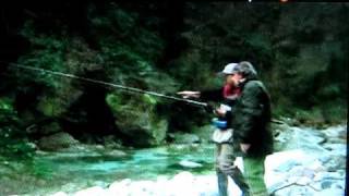 Pesca alla trota in torrente [upl. by Aneehsyt]