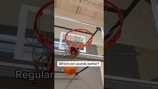 WHICH BASKETBALL NET SOUNDS BETTER⁉️🏀 shorts short [upl. by Nanji]