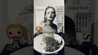 TAYLOR SWIFT  King Of My Heart 🤍🖤 Reputation Picture Vinyl Pressing shorts [upl. by Mcknight]