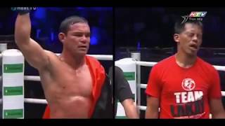 Adrian Hunter Pang vs Honorio The Rock Banario HL ONE FC Manila April 20th [upl. by Naujaj]