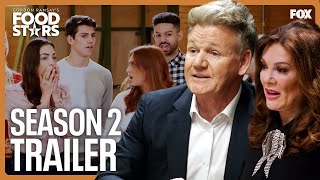 Gordon Ramsay VS Lisa Vanderpump  Food Stars Season 2 Official Trailer  FOXTV [upl. by Fronia]