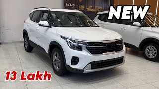 KIA SELTOS 2024 New Model  SELTOS UPDATED MODEL  KIA SELTOS HTK PLUS 2024 White Colour Review [upl. by Anegroeg]