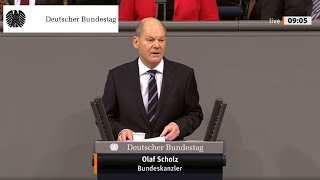 Bundeskanzler Olaf Scholz verspricht „Aufbruch und Fortschritt“ [upl. by Isaacs216]