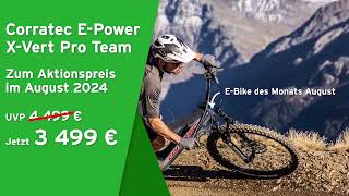 Corratec E Power XVert Pro – EBike des Monats August [upl. by Issi]