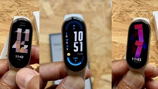 Xiaomi Smart Band 8  How to Change Watch Faces [upl. by Heall]