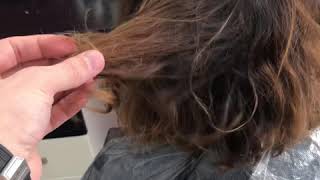 Strähnen balayage olaplex blondieren Haare färben Hair Style color Ombre [upl. by Ydur]